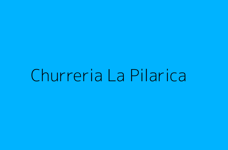 Churreria La Pilarica
